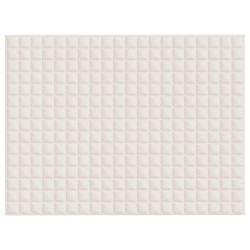 Couverture lestée Crème clair 150x200 cm 7 kg Tissu 561824561824