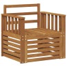 Ensemble de canapés d'extérieur Naturel 71 x 63 x 73 cm 561832561832