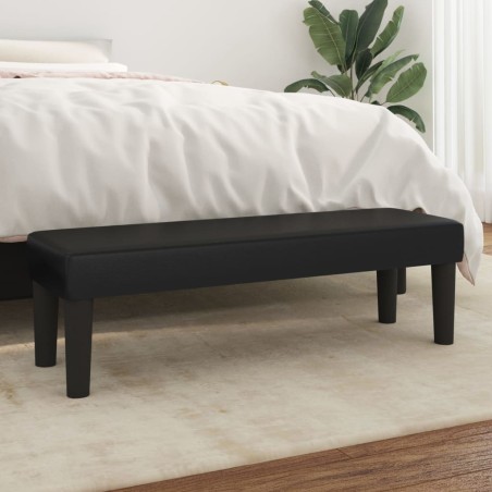 Banc Noir 100x30x30 cm Similicuir 561838561838