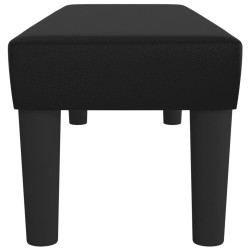 Banc Noir 100x30x30 cm Similicuir 561838561838