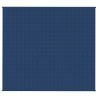 Couverture lestée Bleu 200x225 cm 13 kg Tissu 561841561841