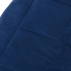 Couverture lestée Bleu 200x225 cm 13 kg Tissu 561841561841