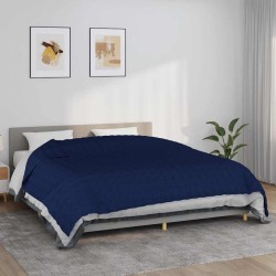 Couverture lestée Bleu 220x260 cm 15 kg Tissu 561846561846