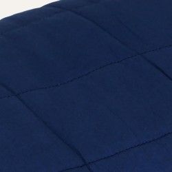Couverture lestée Bleu 220x260 cm 15 kg Tissu 561846561846