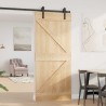 Porte NARVIK Naturel 90 x 210 cm Bois de pin massif 561847561847