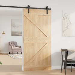 Porte NARVIK Naturel 100 x 210 cm Bois de pin massif 561848561848