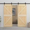 Porte NARVIK Naturel 100 x 210 cm Bois de pin massif 561848561848