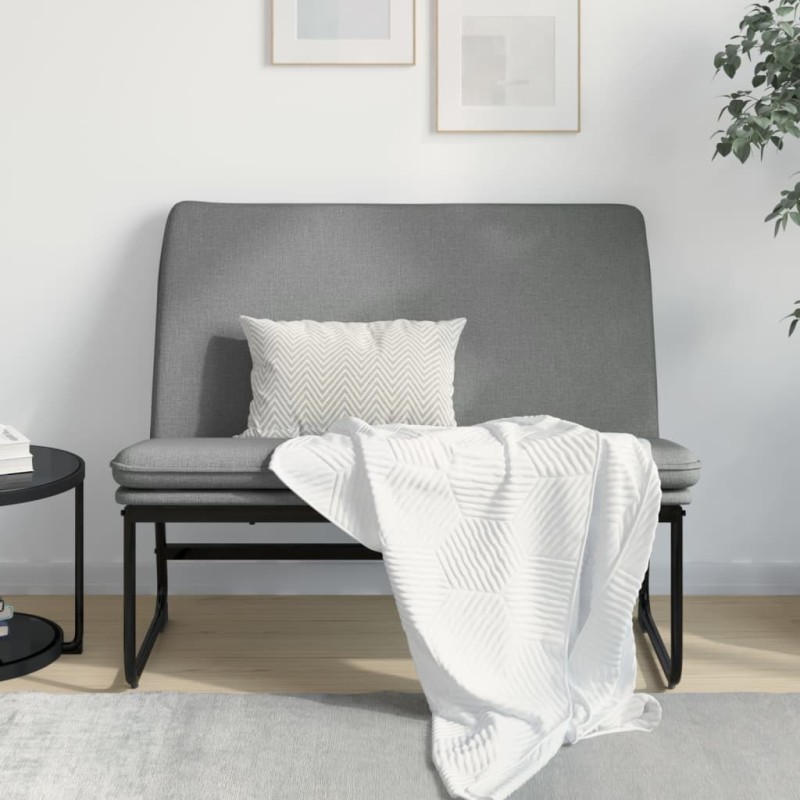 Banc Gris foncé 100x75x76 cm Tissu 561849561849