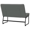 Banc Gris foncé 100x75x76 cm Tissu 561849561849