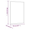 Miroir mural 50x80 cm Verre Rectangulaire 561853561853