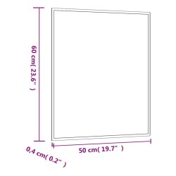 Miroir mural 50x60 cm Verre Rectangulaire 561856561856