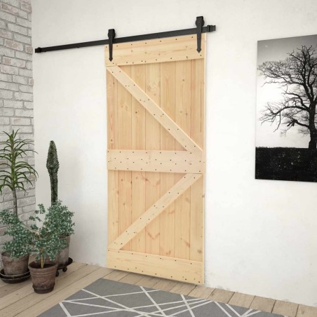 Porte NARVIK Naturel 80 x 210 cm Bois de pin massif 561858561858