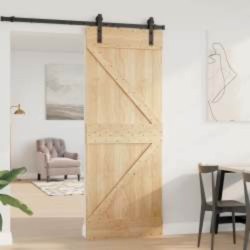 Porte NARVIK Naturel 80 x 210 cm Bois de pin massif 561858561858