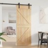Porte NARVIK Naturel 80 x 210 cm Bois de pin massif 561858561858