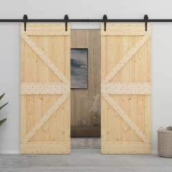 Porte NARVIK Naturel 80 x 210 cm Bois de pin massif 561858561858