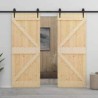 Porte NARVIK Naturel 80 x 210 cm Bois de pin massif 561858561858