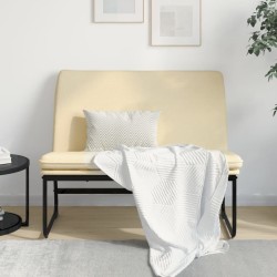 Banc Crème 100x75x76 cm Tissu 561861561861