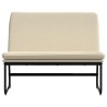 Banc Crème 100x75x76 cm Tissu 561861561861