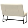Banc Crème 100x75x76 cm Tissu 561861561861
