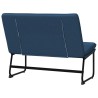 Banc Bleu 100x75x76 cm Tissu 561862561862