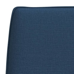 Banc Bleu 100x75x76 cm Tissu 561862561862