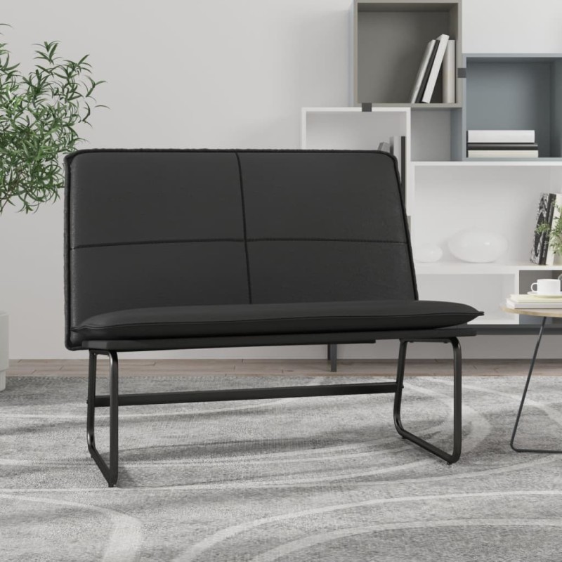 Banc Noir 100x75x76 cm Similicuir 561863561863