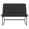 Banc Noir 100x75x76 cm Similicuir 561863561863