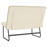 Banc Crème 100x75x76 cm Similicuir 561865561865