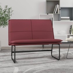 Banc Rouge bordeaux 100x75x76 cm Similicuir 561866561866