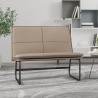 Banc Cappuccino 100x75x76 cm Similicuir 561867561867