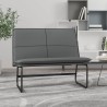 Banc Gris 100x75x76 cm Similicuir 561868561868