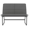 Banc Gris 100x75x76 cm Similicuir 561868561868