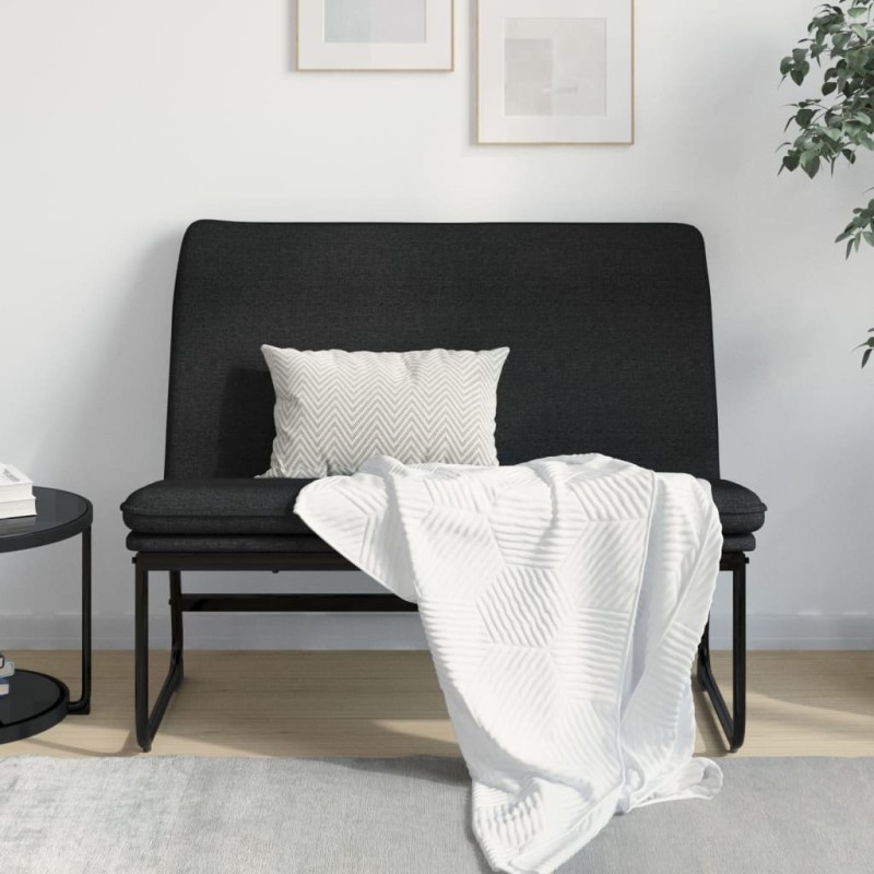 Banc Noir 100x75x76 cm Tissu 561870561870