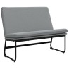 Banc Gris clair 100x75x76 cm Tissu 561871561871