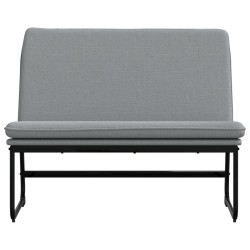 Banc Gris clair 100x75x76 cm Tissu 561871561871
