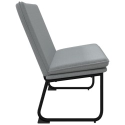 Banc Gris clair 100x75x76 cm Tissu 561871561871