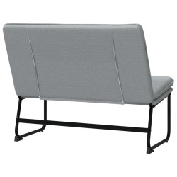 Banc Gris clair 100x75x76 cm Tissu 561871561871