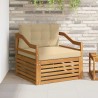 Ensemble de canapés d'extérieur Bois d'Acacia Massif Naturel 561876561876