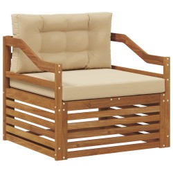 Ensemble de canapés d'extérieur Bois d'Acacia Massif Naturel 561876561876
