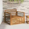 2 Pièce Canapé avec Accoudoirs Bois d'Acacia Massif Naturel 561884561884
