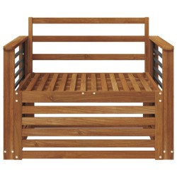 2 Pièce Canapé avec Accoudoirs Bois d'Acacia Massif Naturel 561884561884