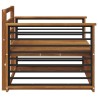 2 Pièce Canapé avec Accoudoirs Bois d'Acacia Massif Naturel 561884561884
