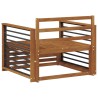 2 Pièce Canapé avec Accoudoirs Bois d'Acacia Massif Naturel 561884561884