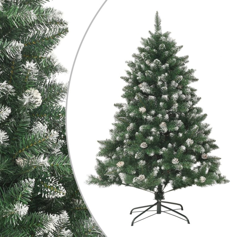 Sapin de Noël artificiel avec support 120 cm PVC 561889561889
