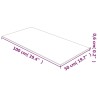 Dessus de table Transparent 50x100 cm Verre trempé 561893561893