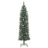 Sapin de Noël artificiel mince avec support 240 cm PVC 561898561898