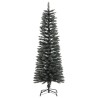 Sapin de Noël artificiel mince avec support Vert 120 cm PVC 561899561899