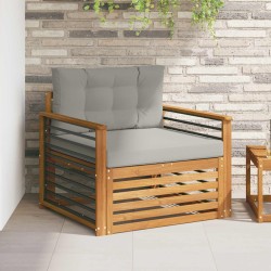 Canapé d’extérieur Bois d'acacia massif et polyester 561901561901