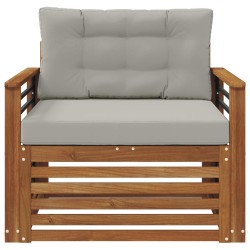 Canapé d’extérieur Bois d'acacia massif et polyester 561901561901