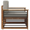 Canapé d’extérieur Bois d'acacia massif et polyester 561901561901